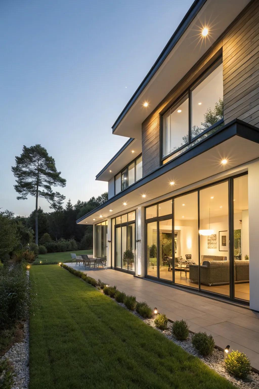 LED lights help the environment.