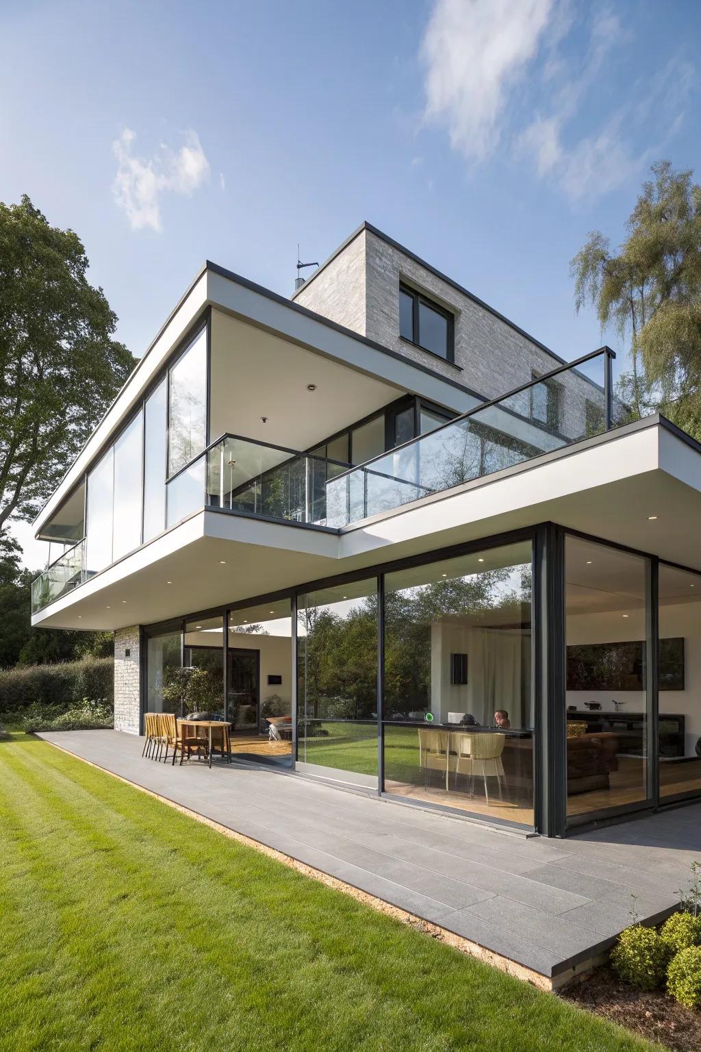 A projecting extension offering a bold architectural feature.