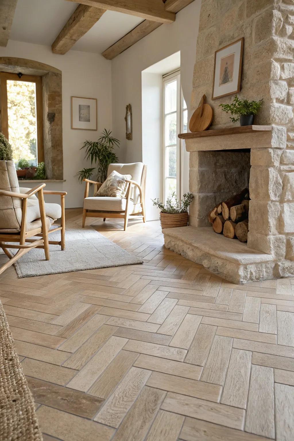 Flooring can be art! Elevate your space with innovative and elegant patterns.