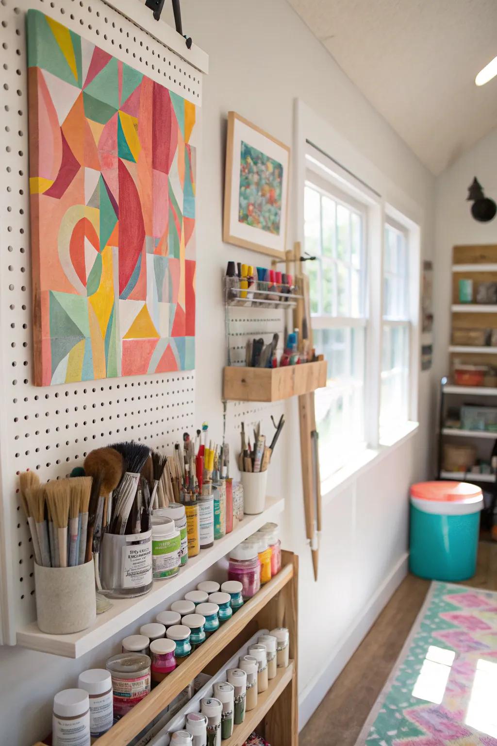 DIY art brings a personal touch to your space.