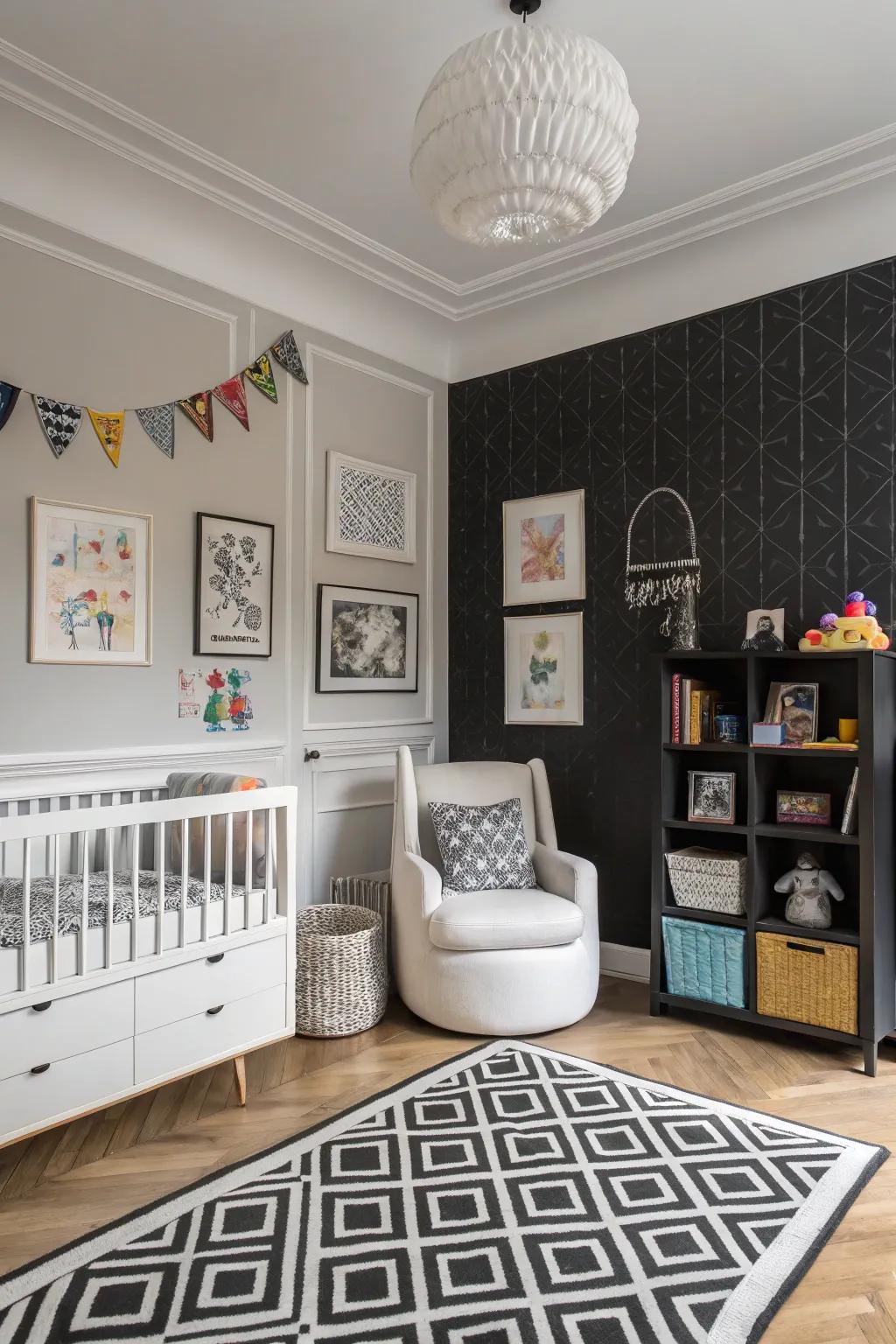 One-color schemes offer elegance with a playful edge.