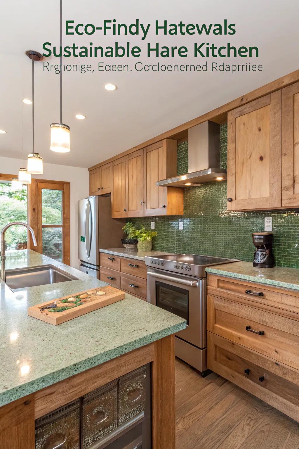 Eco-conscious hardware that offers style with a sustainable touch.