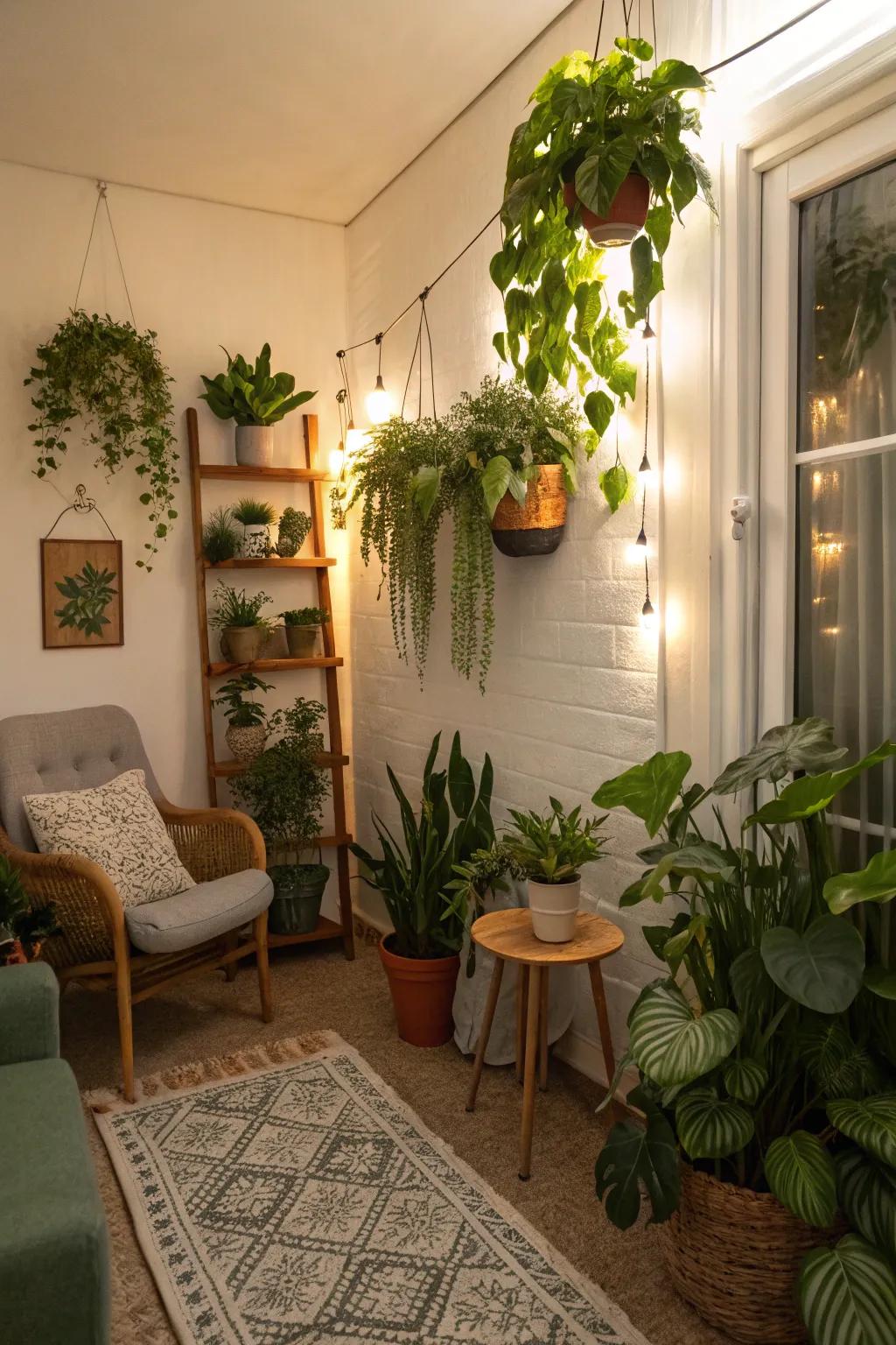 Greenery brings life and vibrancy into your space.