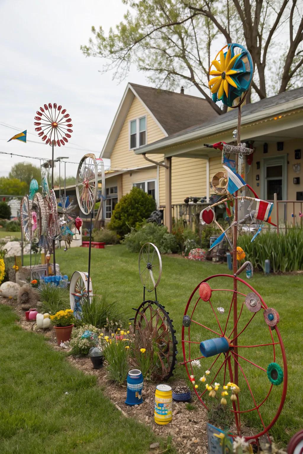 Adopt sustainability through creative reused ornamentation.