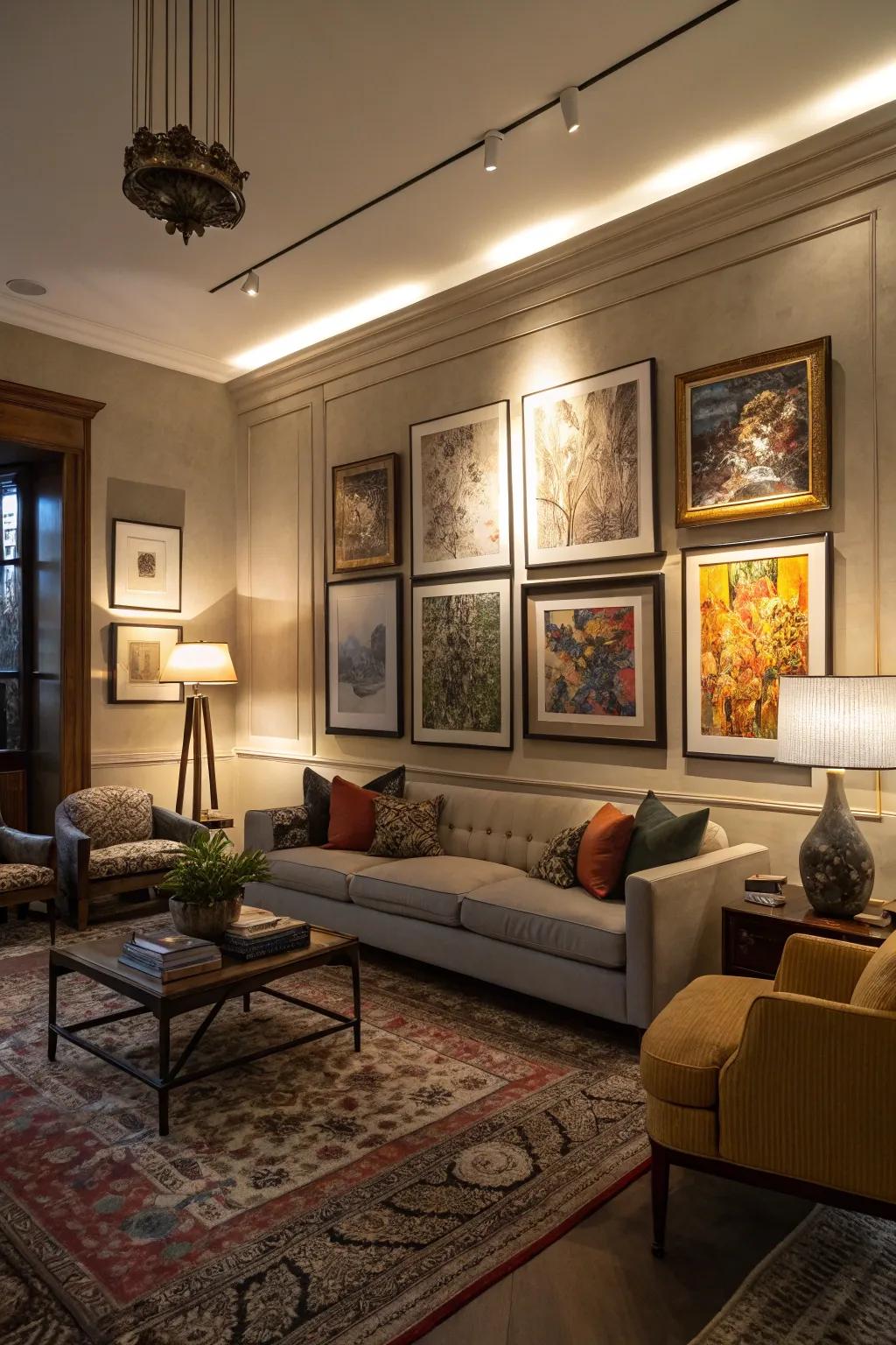 Backlighting contributes drama and focus to your art.