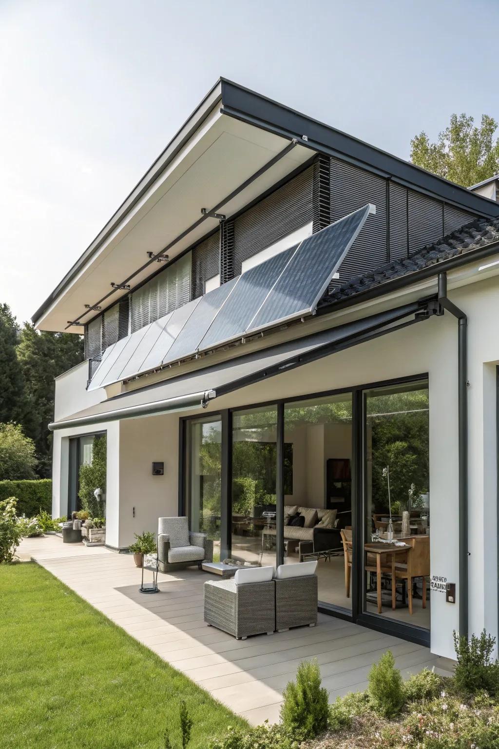 Intelligent roofs intermingle technology and comfort for the modern home.