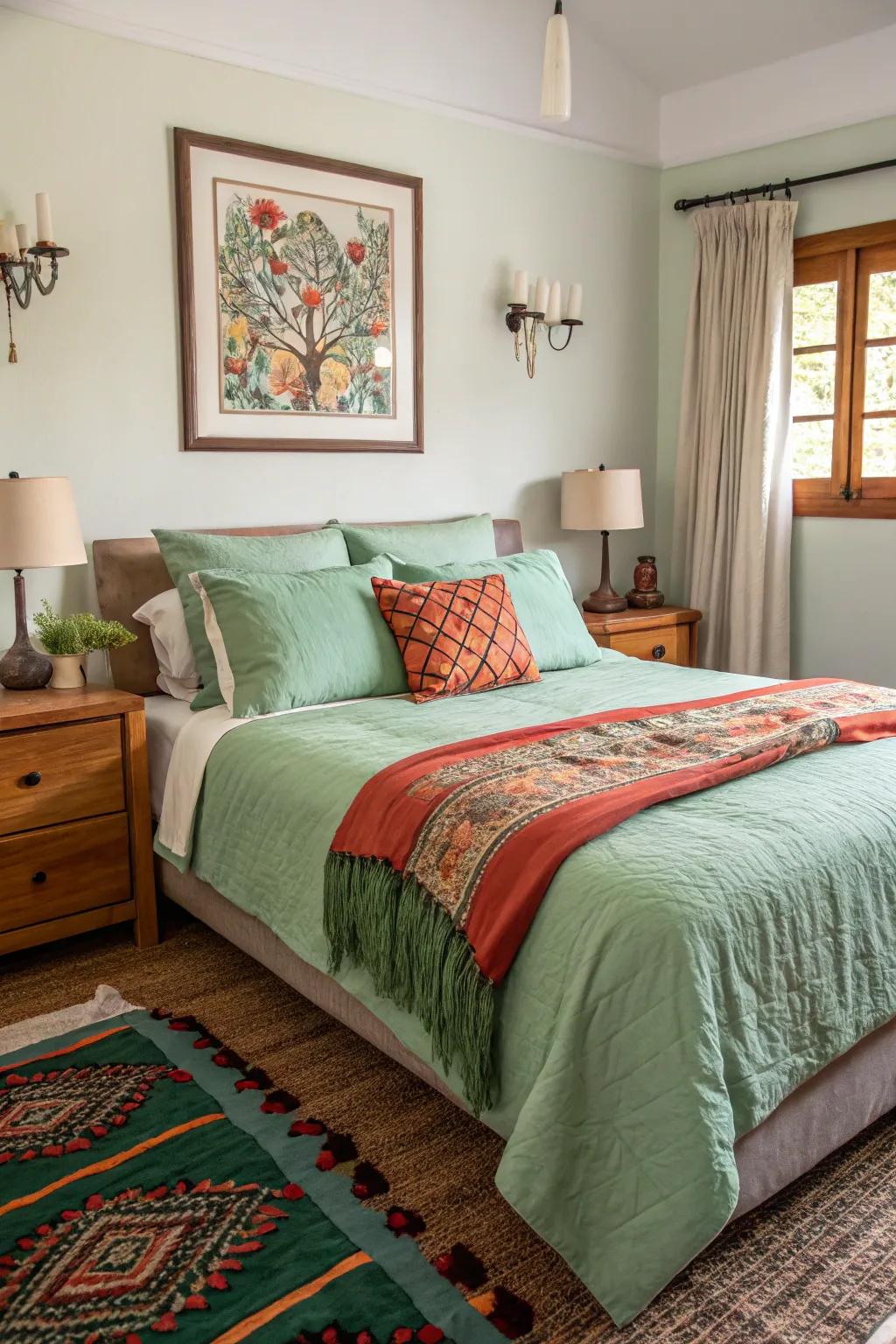 Energize your decor using vibrant color bursts.