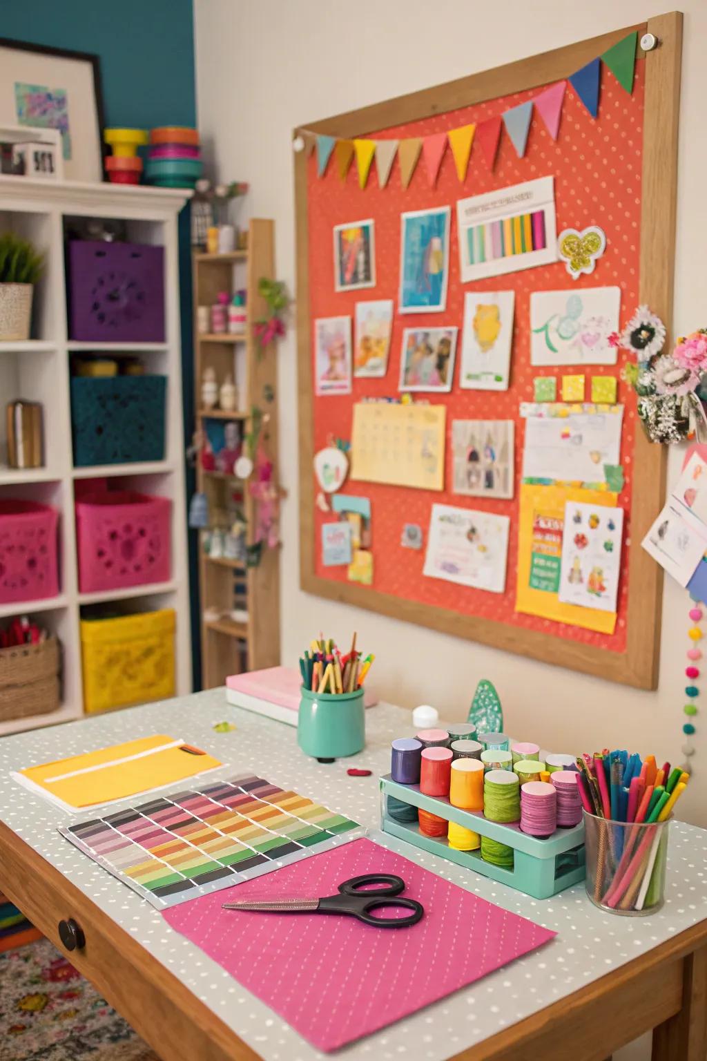 Art pieces that also work can do many things in your creative room.