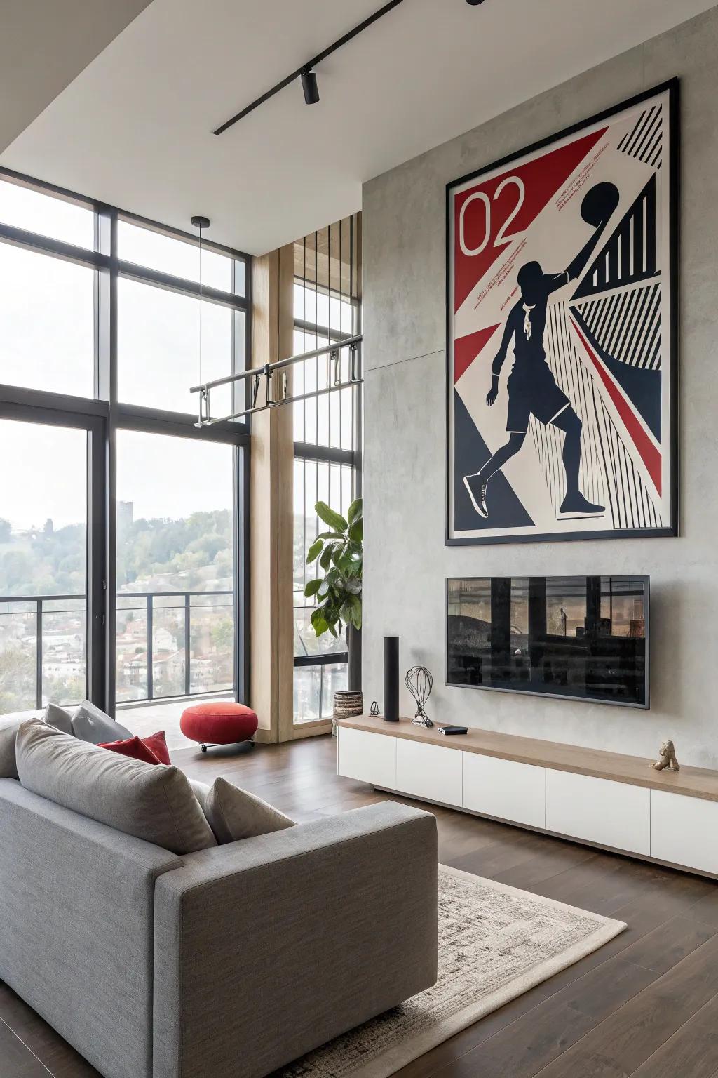 Enhance your space with modern geometric sports layouts.