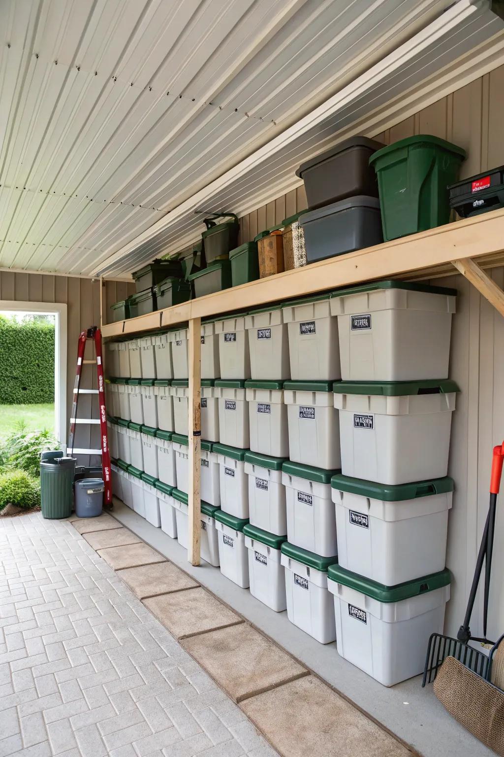 Weather-resistant receptacles guarantee your articles are secure and dry.