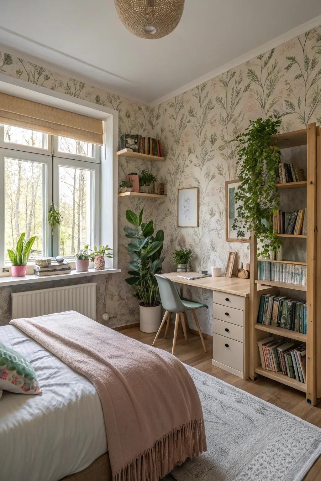 Natural textures introduce warmth and sustainability to a space.