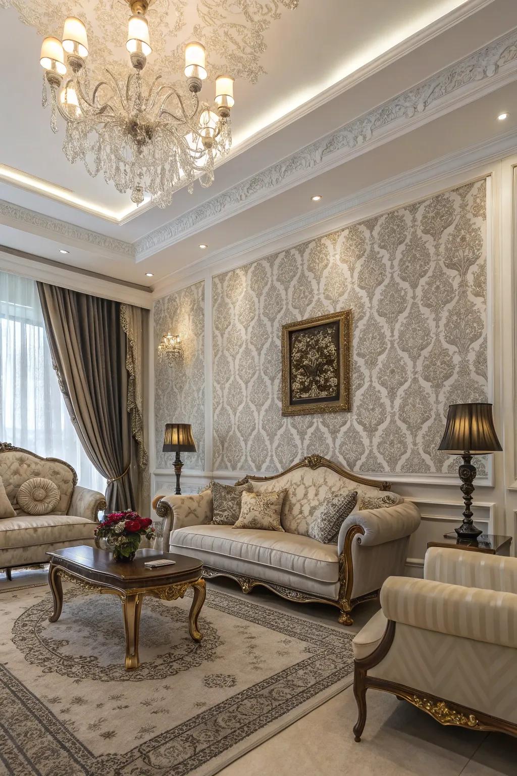 Elevate your design with the classic beauty of damask patterns.