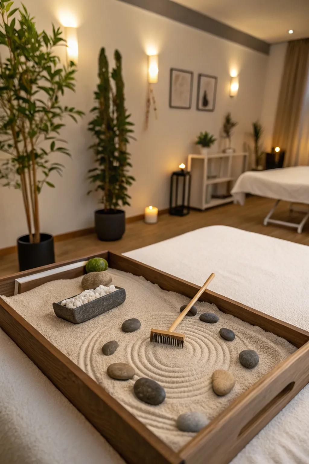 Zen and simple beauty: A garden for mindful meditation.