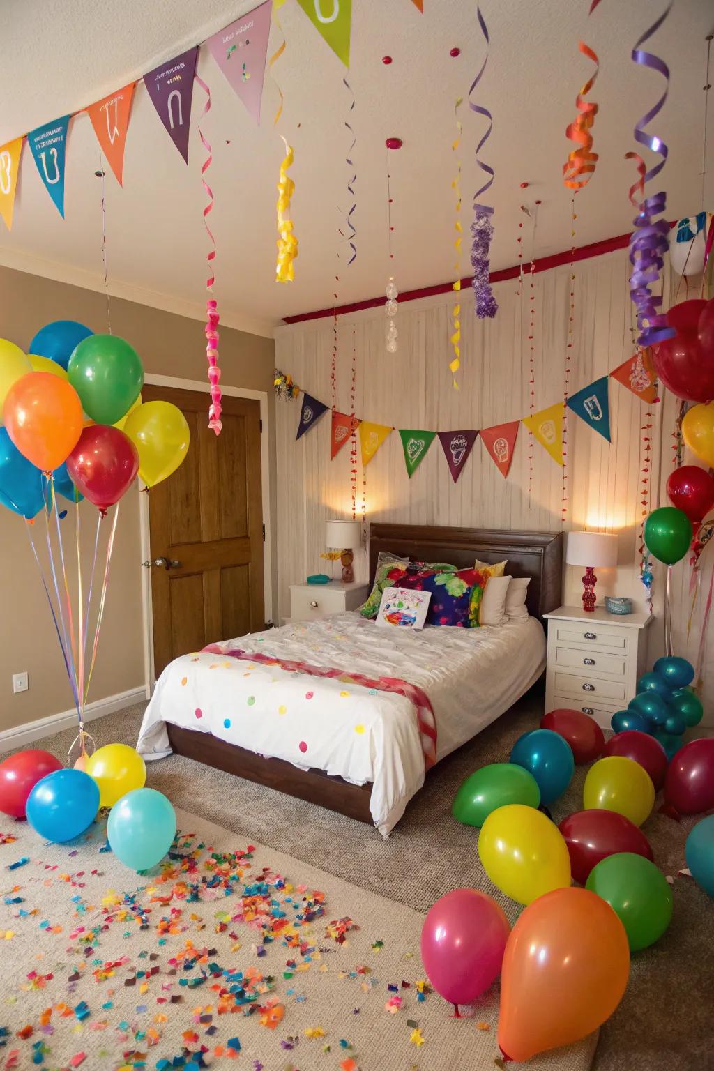 Surprise your loved one with a room makeover.