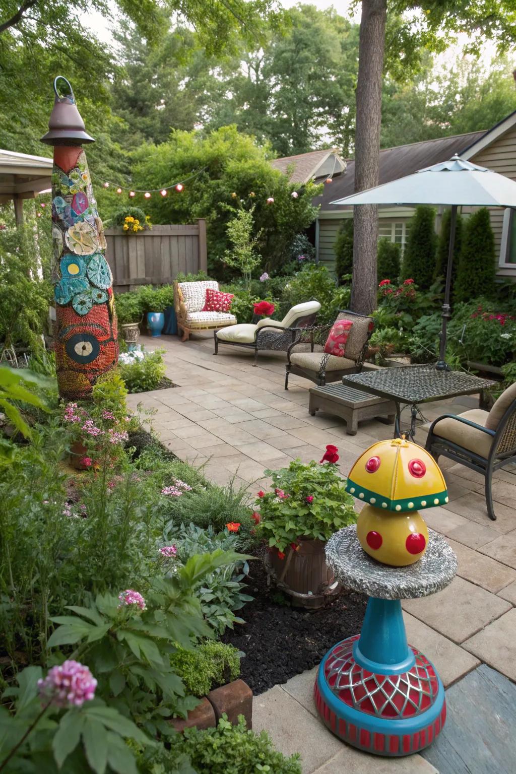 Garden sculptures add personality and interest to your outdoor space.