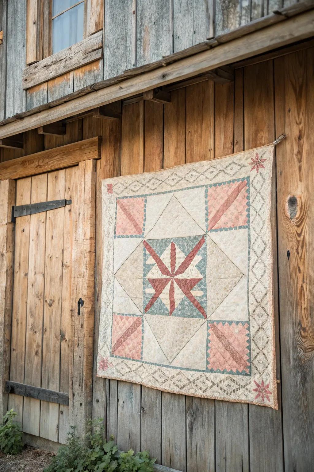 Charming vintage quilt design.