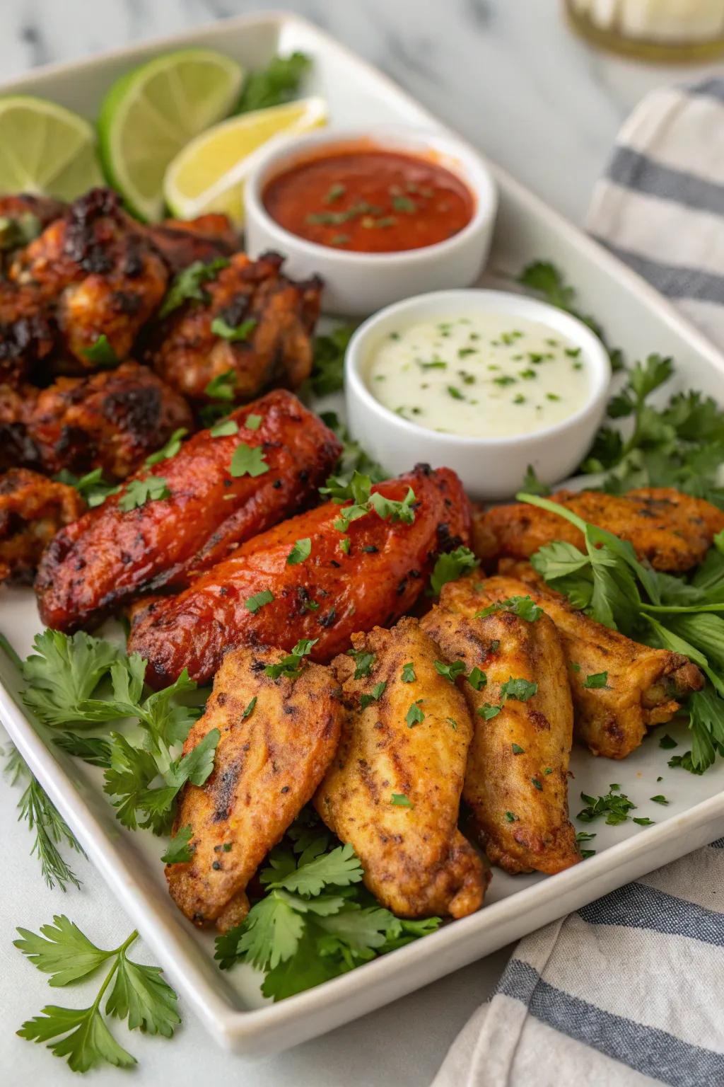 Wings can be a great meal for your BBQ.