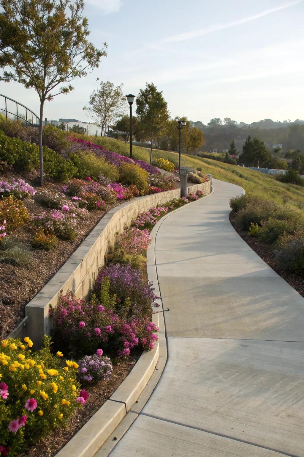 Design for inclusivity with accessible walkways.