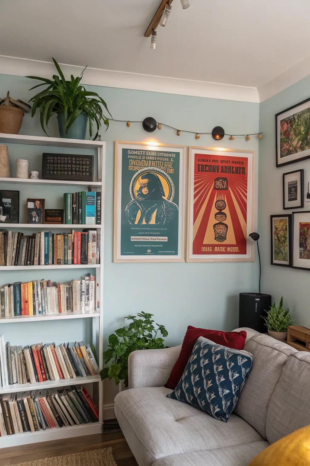 Custom posters let you tell your own story through decor.