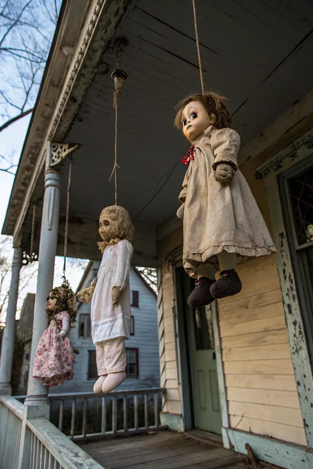 Dangling terrors capture attention.