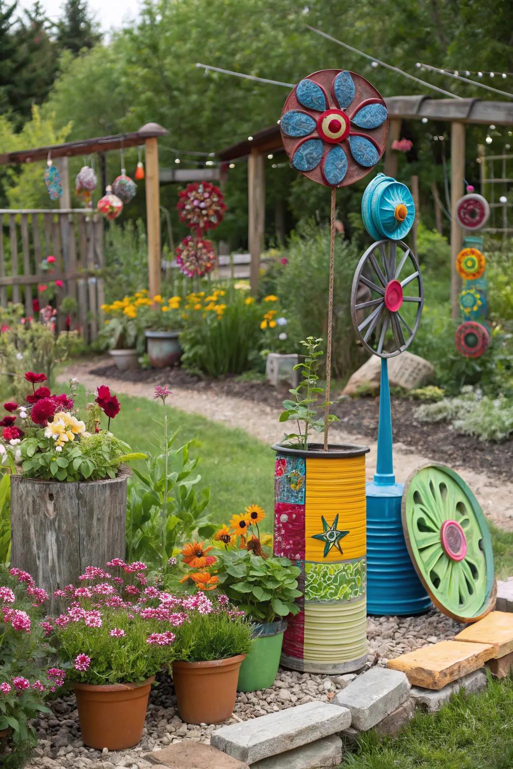 Personalized garden art incorporates personalized flair and ingenuity within your area.