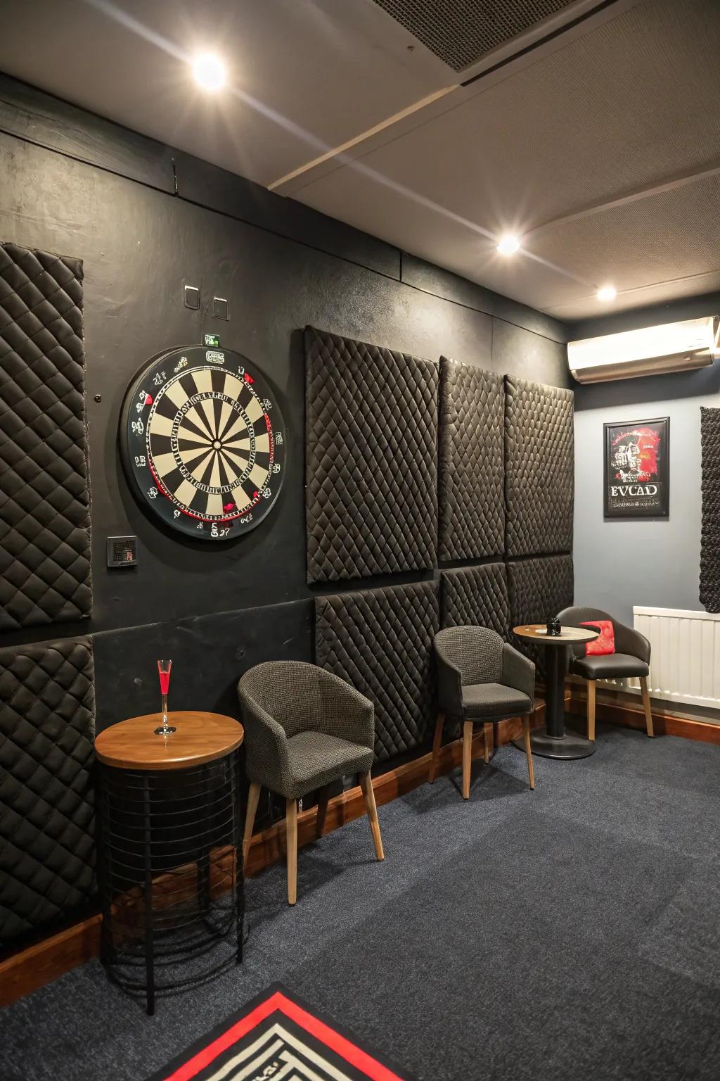 Soundproofing fosters a focused and peaceful playing environment.