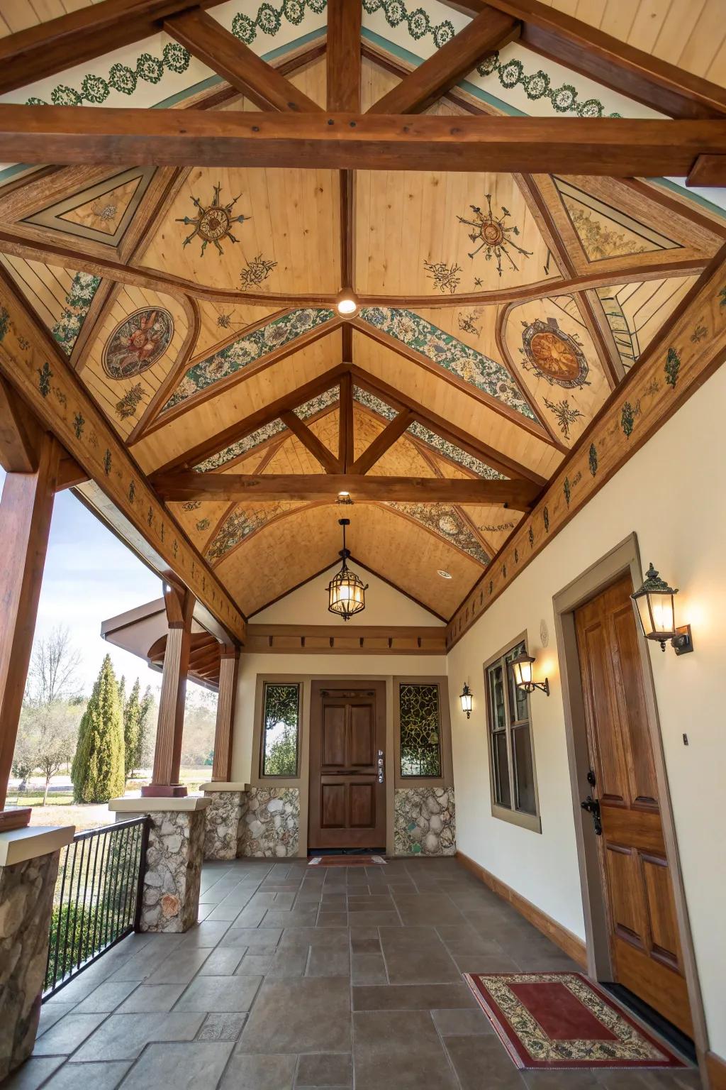 Ceiling designs can add a unique touch to your home.