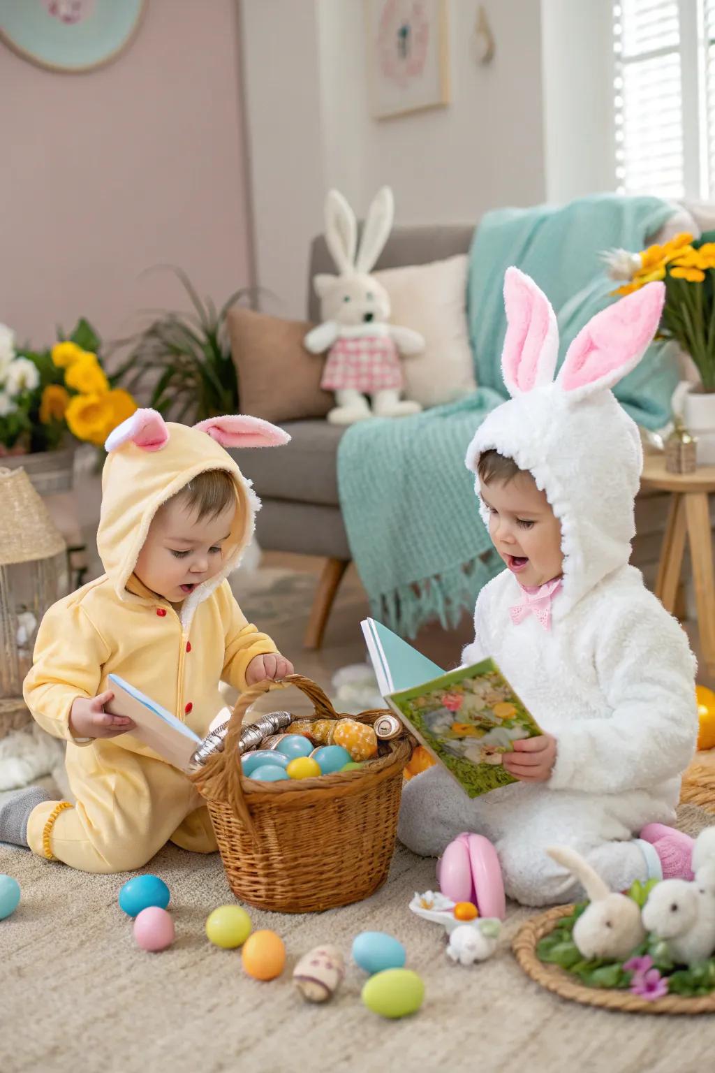 A captivating Easter storybook escapade for youthful imaginations.