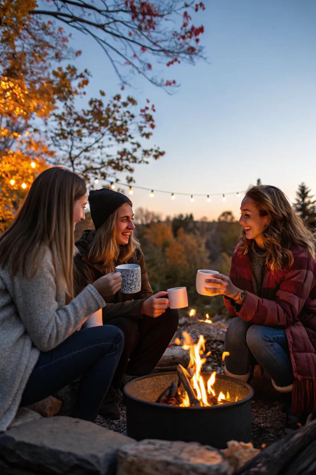 Appreciate the warmth and sweetness of confection broiling at your birthday gathering.