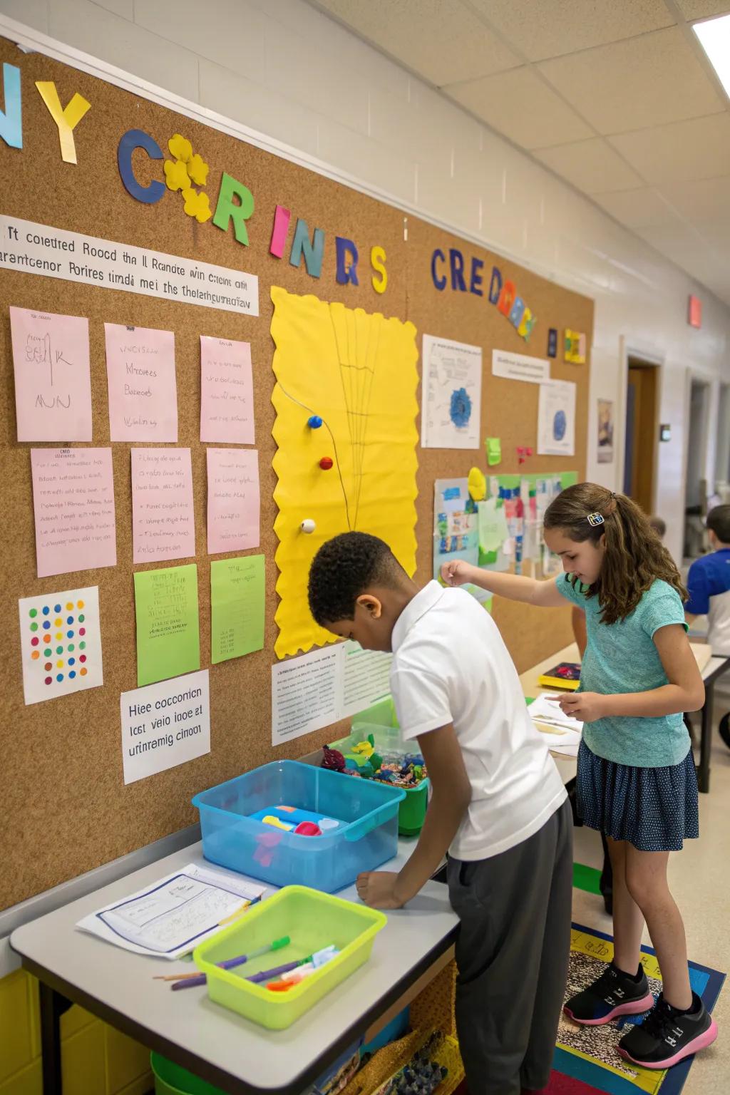 Explore the marvels of science using an interactive classroom space.