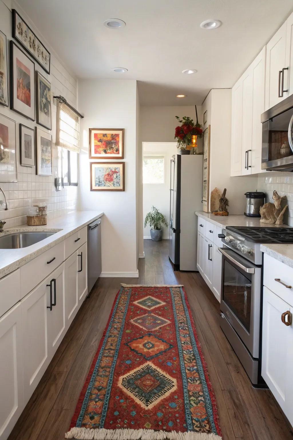 Personal touches can make a kitchen feel like home.