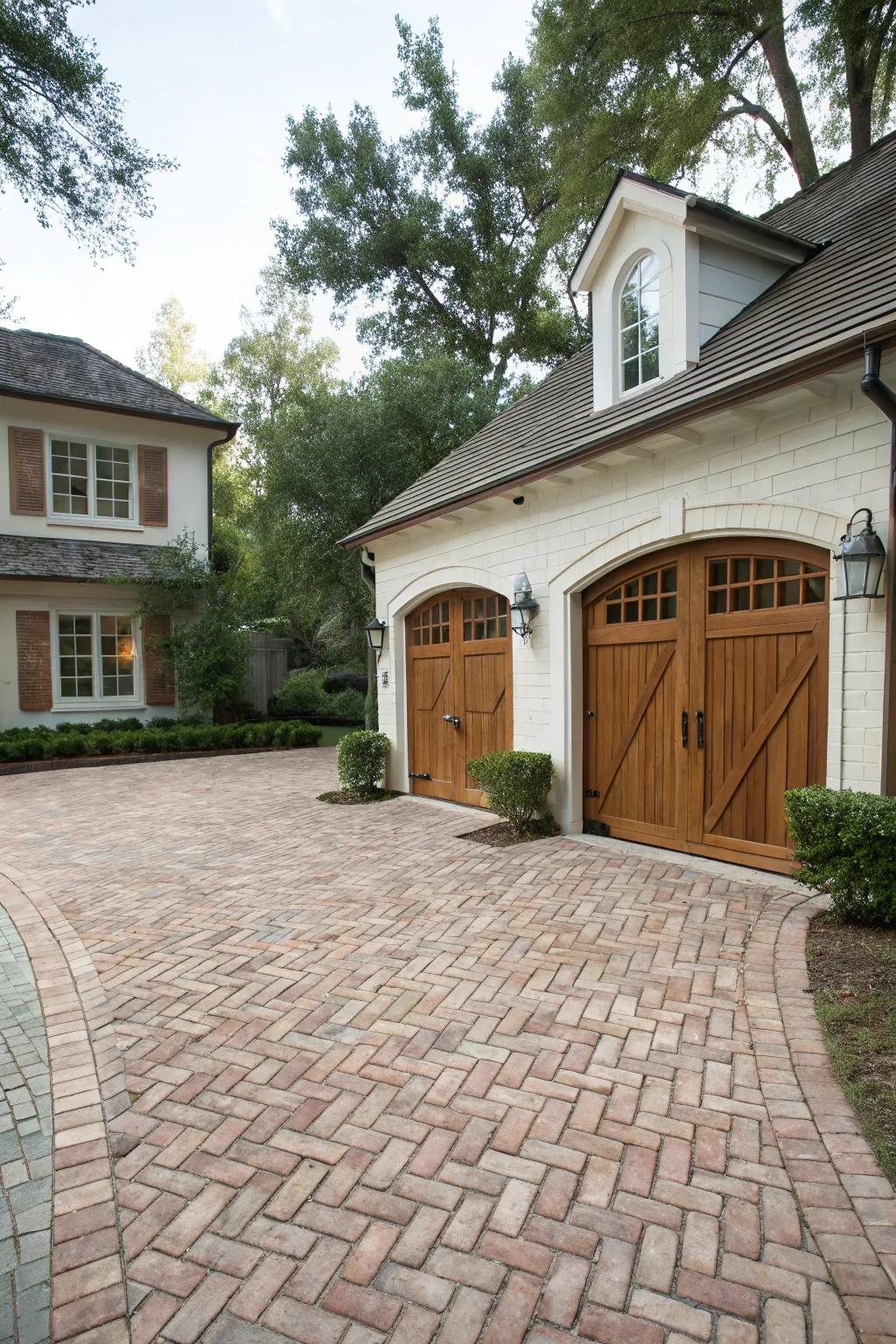 Brick designs offer everlasting elegance.