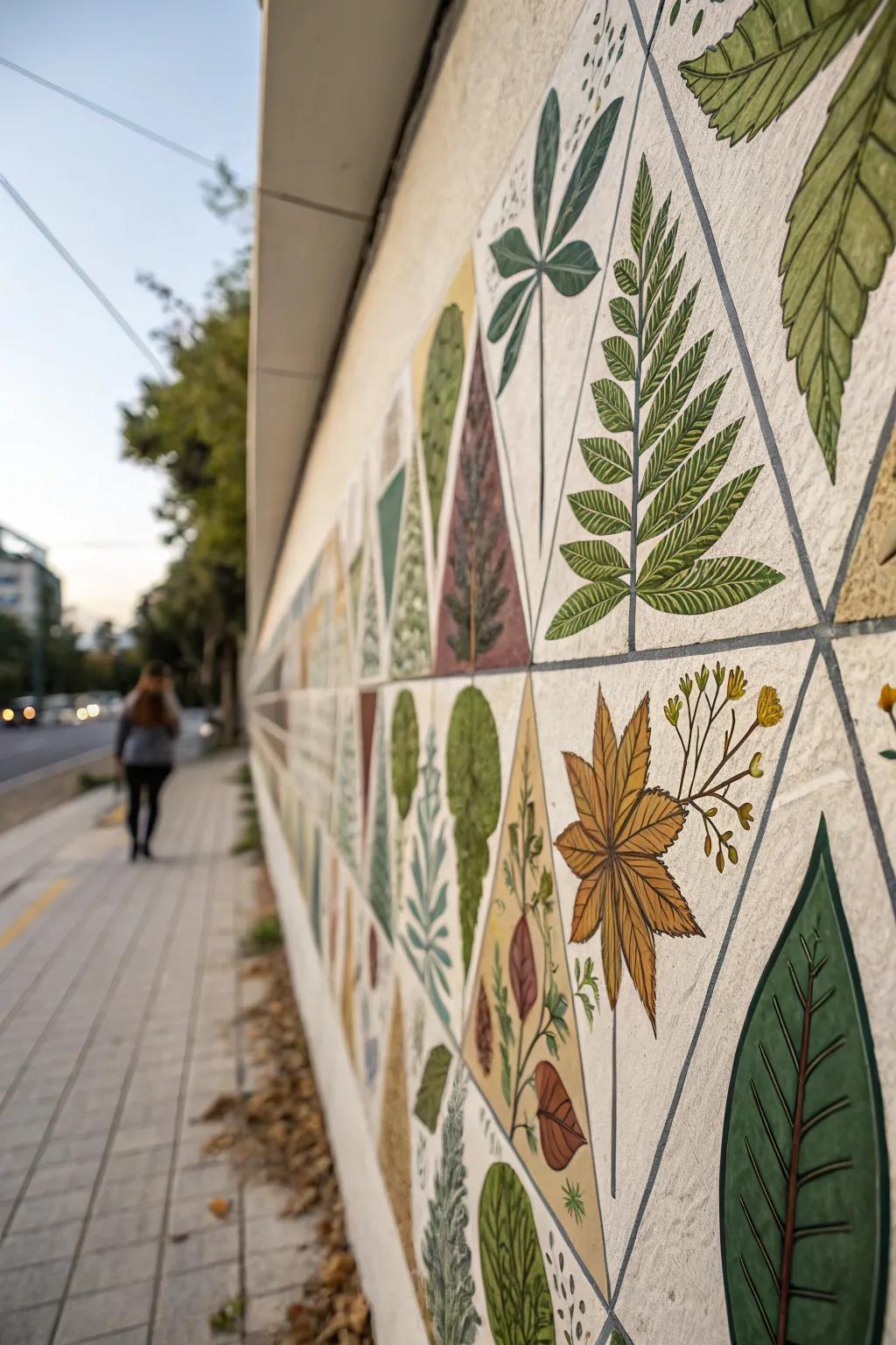 Nature geometric art brings natural beauty inside.