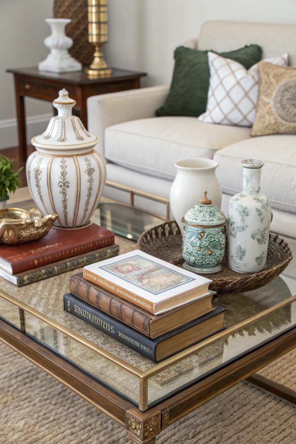 A varied combination of styles offers a unique and personalized look.