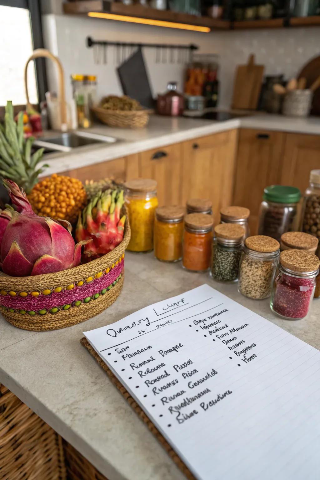 Unusual ingredients add creativity.