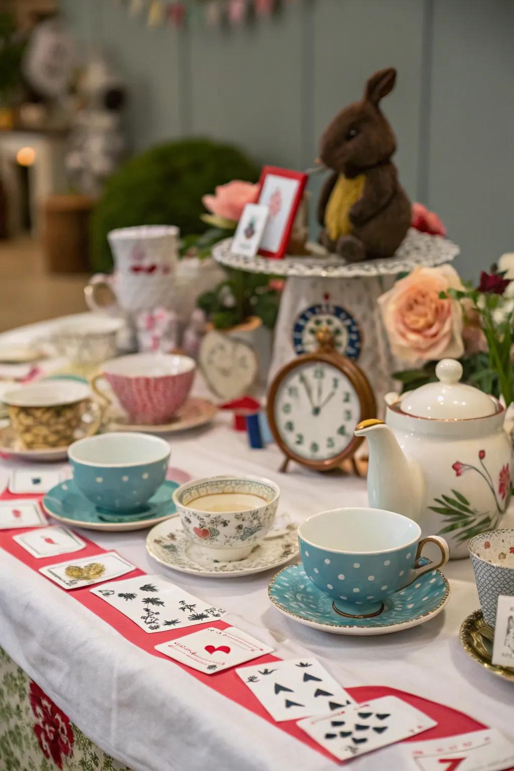 Embrace the whimsical with a Mad Hatter's Christmas Tea Party.