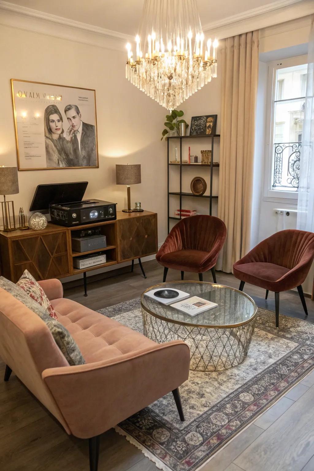 A blend of past and present can create a timeless and distinctive salon style.