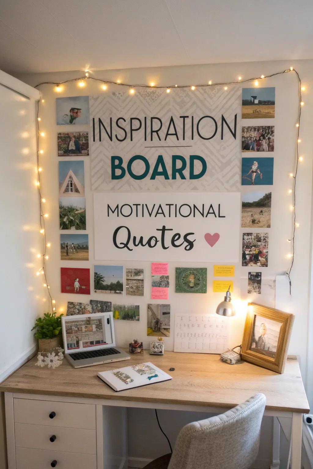 Maintain a steady flow of creativity via a designated inspiration board.