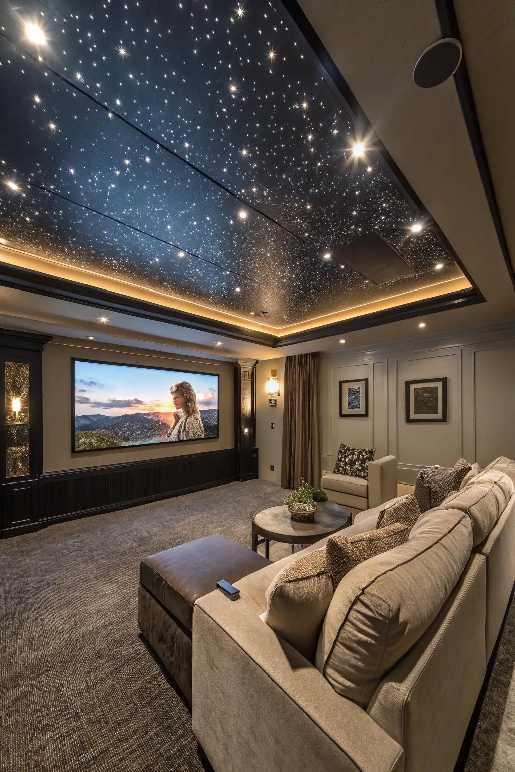 Expand your space using reflective ceilings.