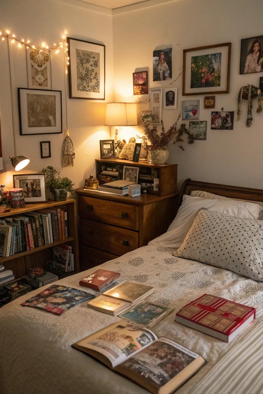 Personal keepsakes make your personal space uniquely yours.