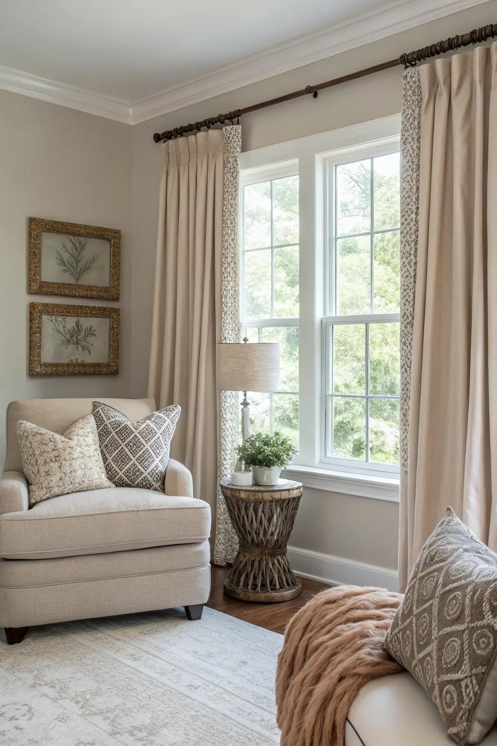 Taupe frames offer neutral balance and subtle elegance.