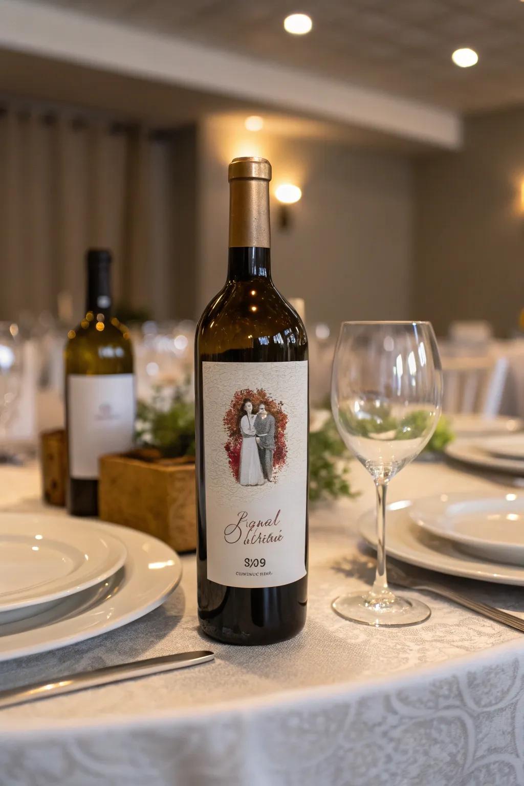 Bespoke wine labels add a personal touch to any celebration.