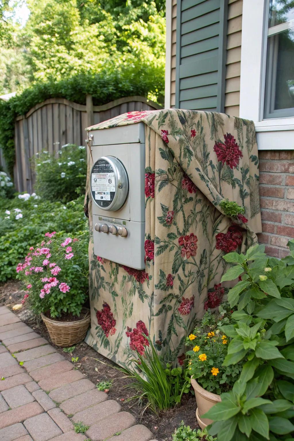 Cloth covers offer a tailored and coordinated aesthetic.