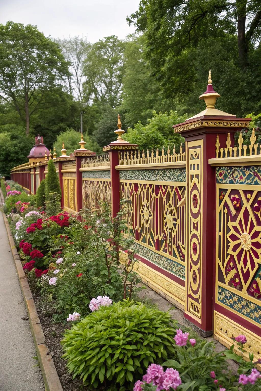 Art Deco patterns add a touch of luxury and elegance.