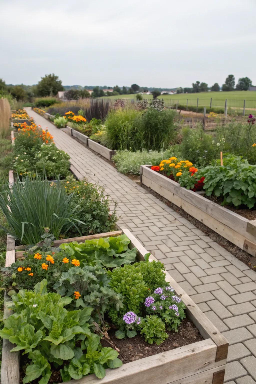 Merge beauty and functionality with edible plantings.