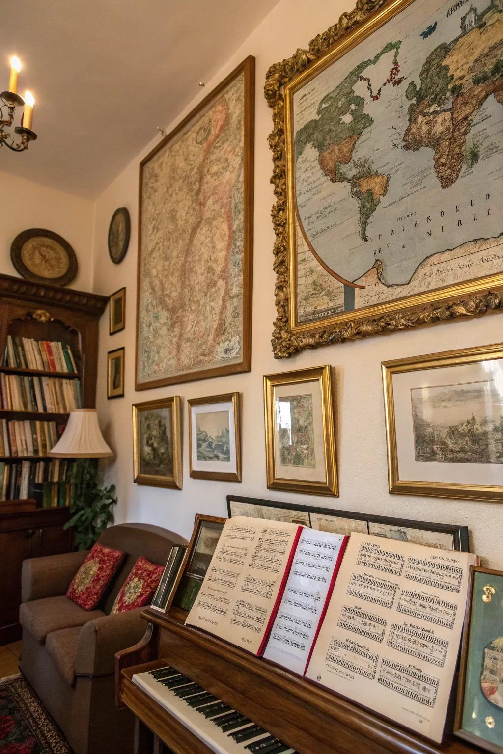 Showcasing a passion contributes personal interest to your d&eacute;cor.