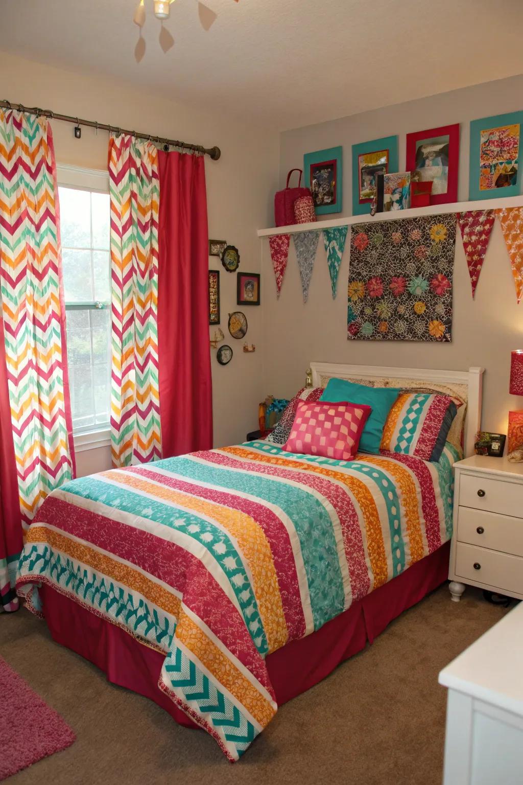 Bold motifs bring design and energy to a space.