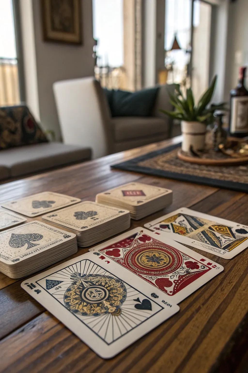 Individualized playing tiles for a frolicsome and unforgettable wedding keepsake