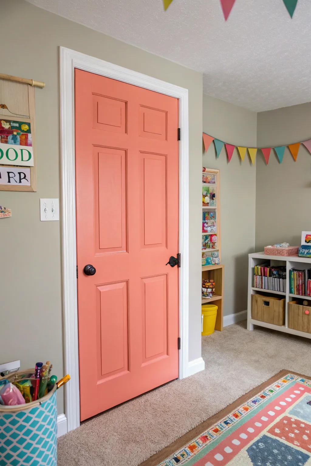 Shell doors add a playful and joyful touch.