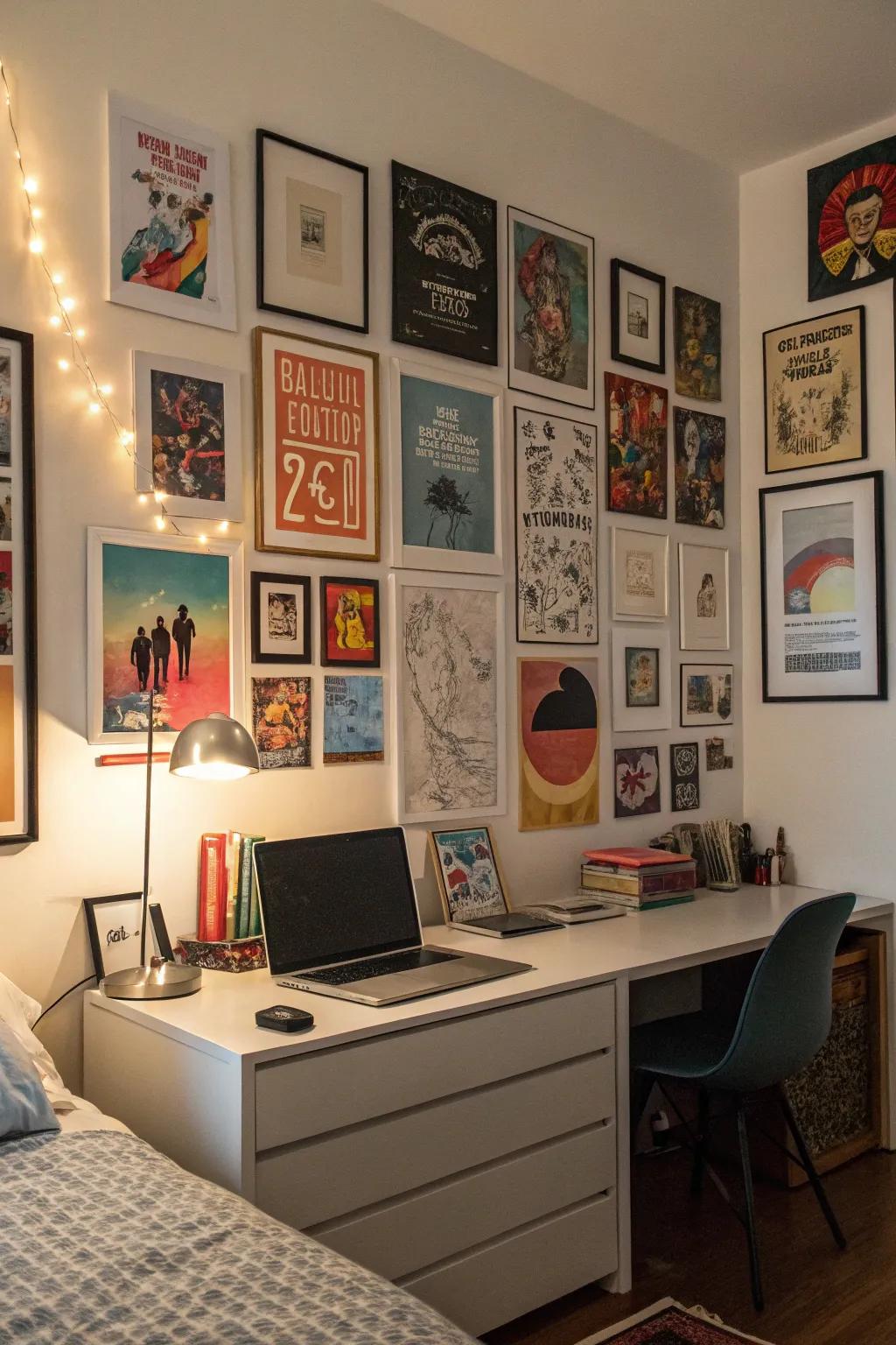 Wall decor brings personality and character into the area